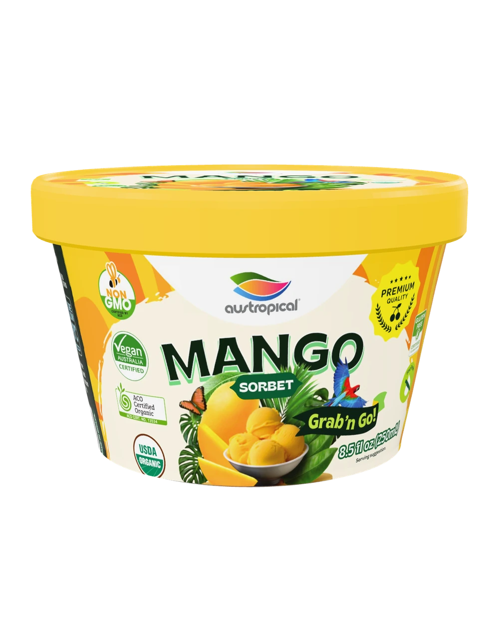 Organic Mango Grab'n Go cup