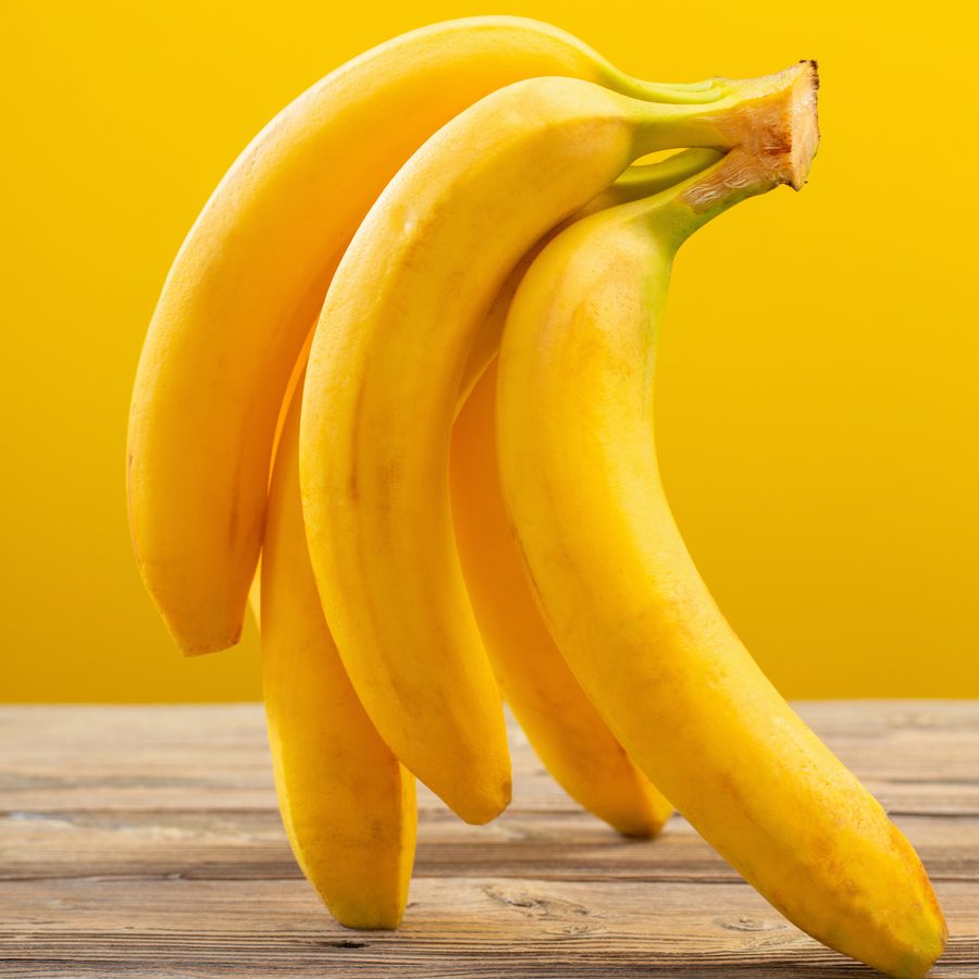 A bunch of ripe bananas