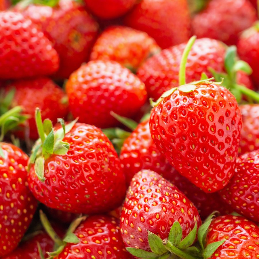 Ripe strawberries